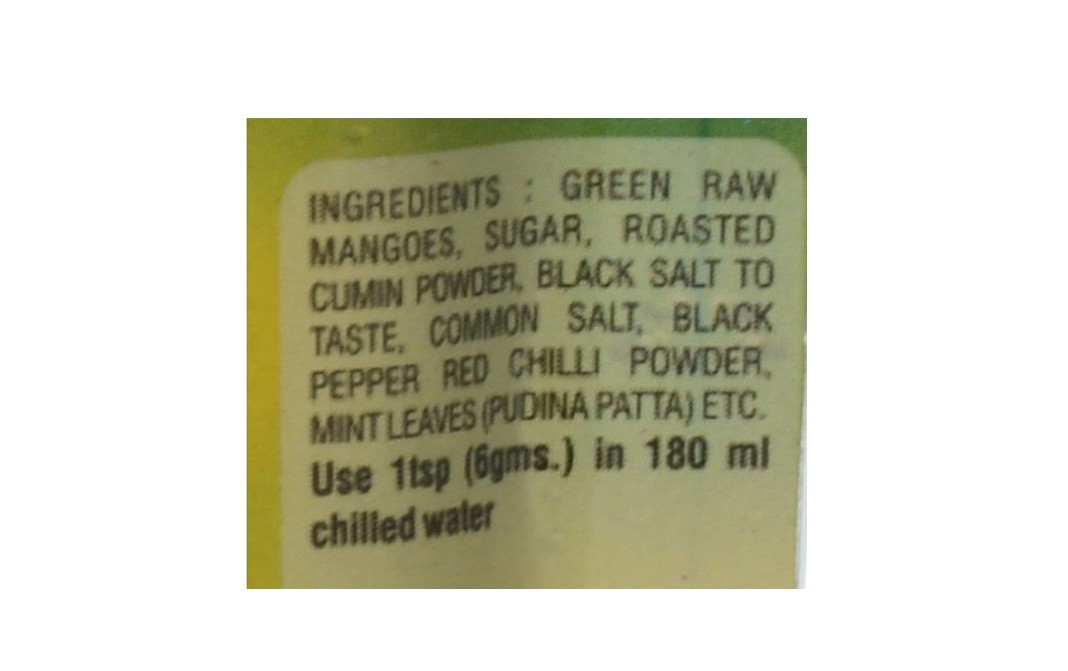 Natraj Aam Panna (Raw Mango Drink)   Pack  200 grams
